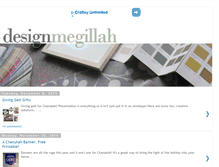 Tablet Screenshot of designmegillah.com